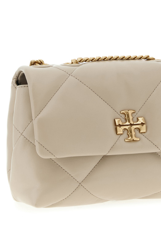 'Kira Diamond Quilted' crossbody bag White