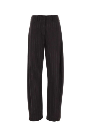 Embroidered wool blend pant Brown MAGDA BUTRYM (216925)