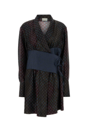 Printed silk dress DRIES VAN NOTEN (2520107732127)