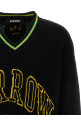 Logo embroidery sweater Black   Logo embroidery sweater Black