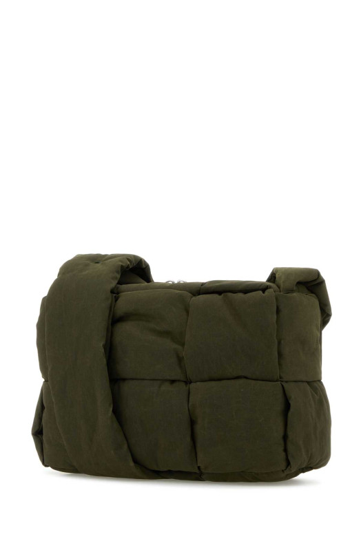 Olive green canvas medium Arco crossbody bag BOTTEGA VENETA (795505V37X2)