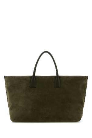 Khaki suede large Cabat shopping bag BOTTEGA VENETA (795643V09C4)