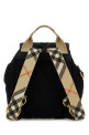 Черный холщовый мини-рюкзак Horseshoe Black BURBERRY (8118748)