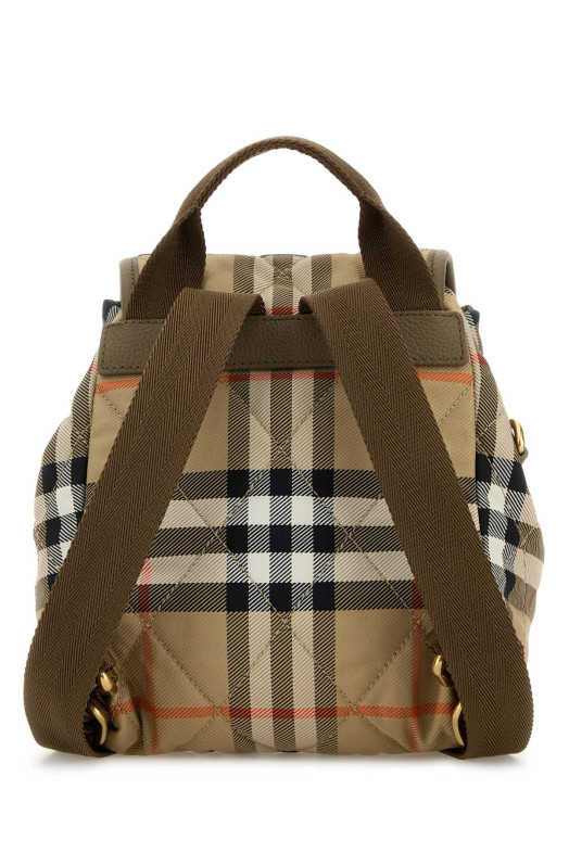 Вышитый холст мини-рюкзак Horseshoe BURBERRY (8118909)