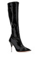Black vinyl Bruna boots AMINA MUADDI (BRUNASTREHIGHBOOT)