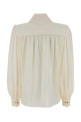 Белая креповая рубашка Бежевый CHLOE (CH25WHT75005) CHLOÉ