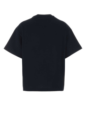 Midnight blue cotton t-shirt JIL SANDER (J02GC0140J20349)