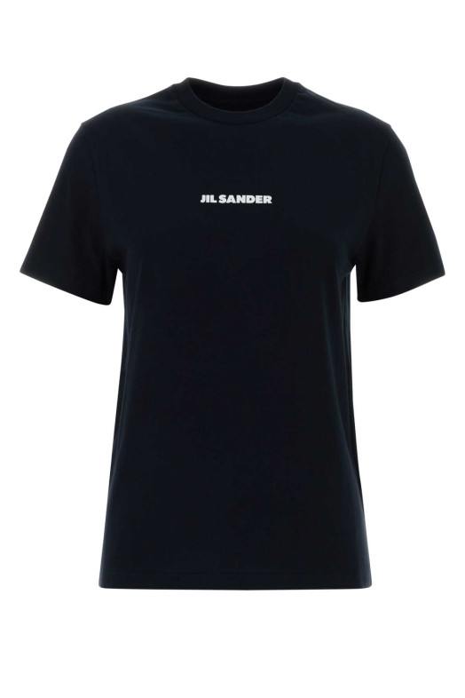 Black cotton t-shirt Black JIL SANDER (J02GC0142J20103)