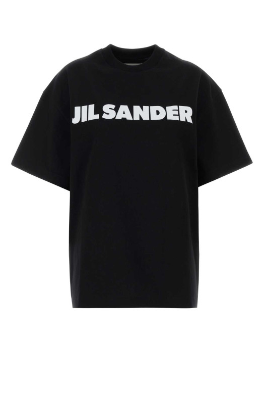 Black cotton t-shirt JIL SANDER (J03GC0137J45317)