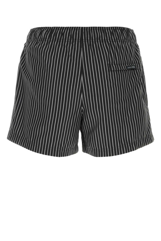 Плиссированные полиэстеровые плавки DOLCE & GABBANA (M4F34TISMK0) DOLCE & GABBANA