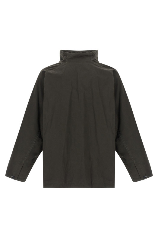 'Funnel Neck Vareuse' sweater Brown