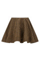 'Crinckled Taffetà' skirt Brown