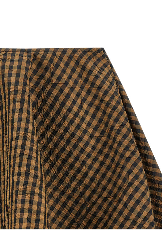 'Crinckled Taffetà' skirt Brown