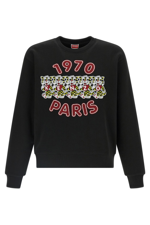 Свитшот «Wild Tiger Embroidered» Черный FG55SW2064MJ99J