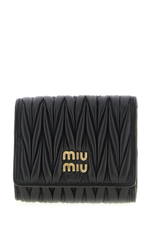 Маленький кошелек с кисточкой Черный MIU MIU 5MH033AFPPF0002