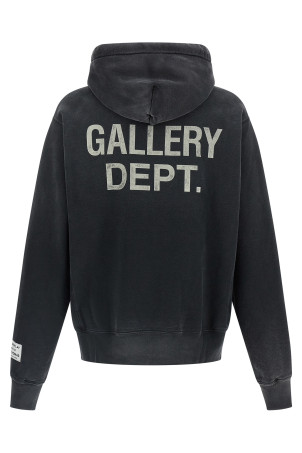 'Painted' hoodie Black