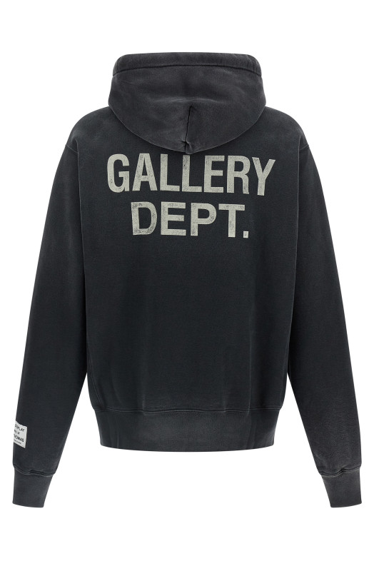 'Painted' hoodie Black