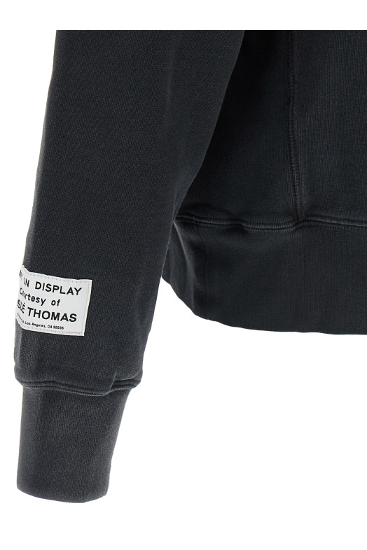 'Painted' hoodie Black