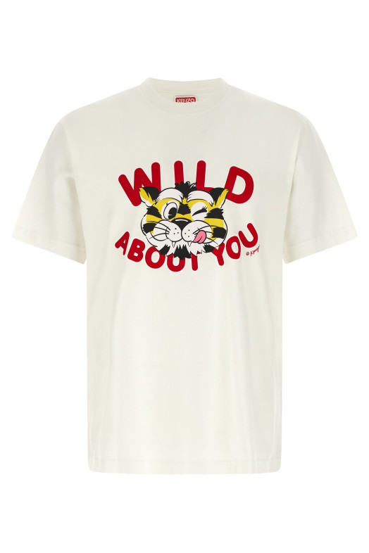 'Wild Tiger' T-shirt White