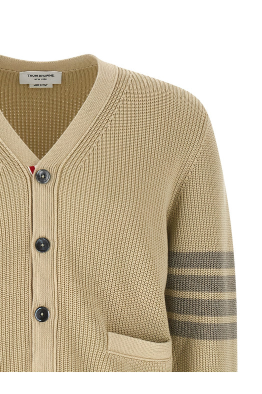 'Garment Dye' cardigan   Beige