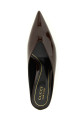 Patent mules Bordeaux