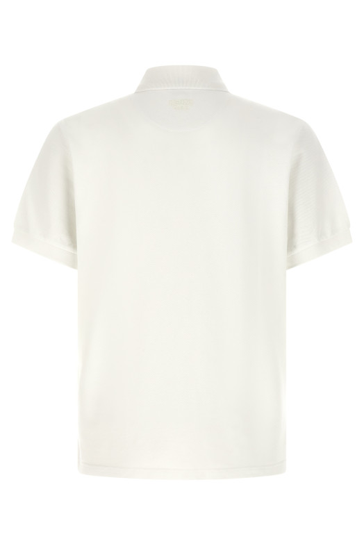 'Wild Tiger Gots' polo shirt White