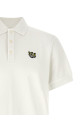 'Wild Tiger Gots' polo shirt White