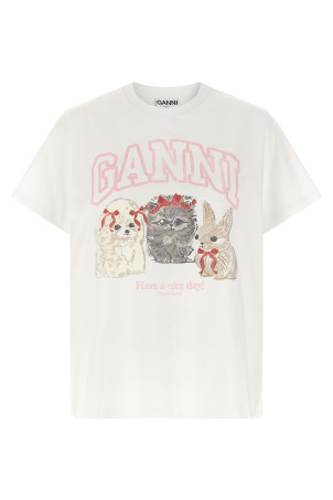 Printed T-shirt White