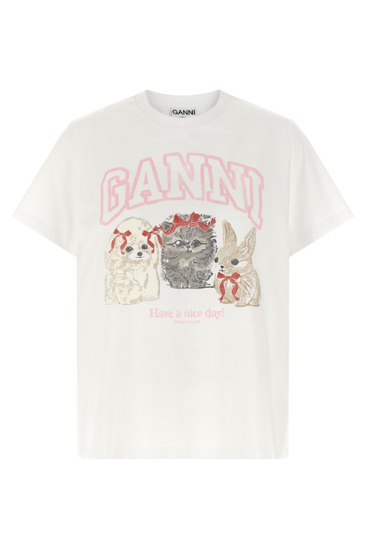 Printed T-shirt White