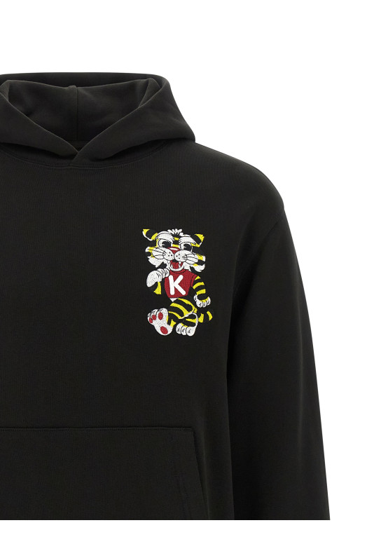 Толстовка с капюшоном «Wild Tiger Embroidered» Черная FG55HO2044MJ99J