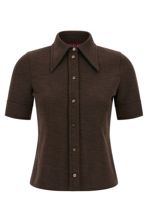 Футболка з джерсі, різнокольорова GUCCI 836442Z7AXV2063