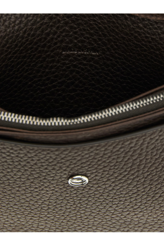 'Soft Tab wallet' crossbody bag Brown