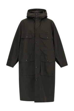 'Utility Raincoat' trench coat Brown