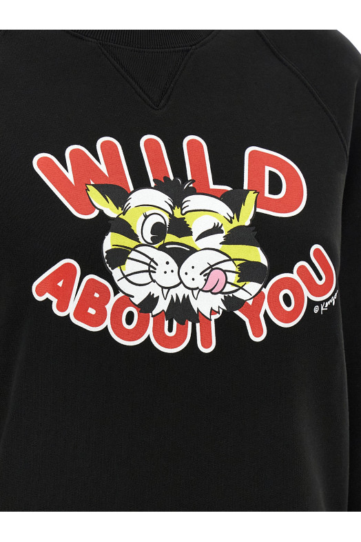'Wild Tiger' sweatshirt Black