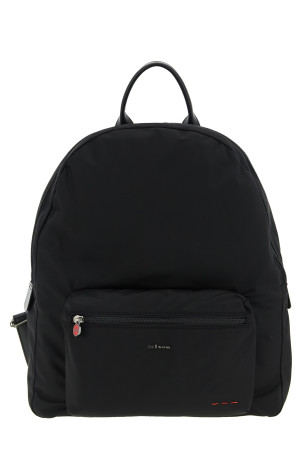 Нейлоновий рюкзак Чорний KITON UBA0084N012700101B