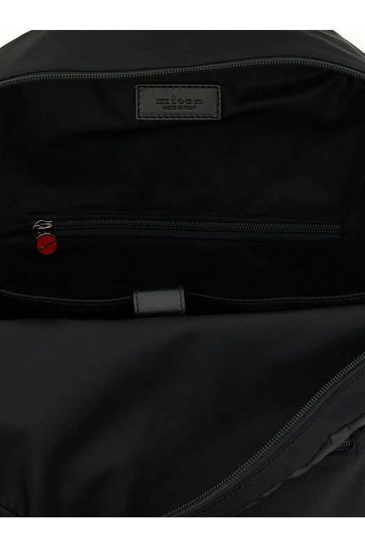 Нейлоновий рюкзак Чорний KITON UBA0084N012700101B