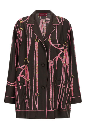 Пижамная рубашка Разноцветная GUCCI 848553ZAT9Y2083