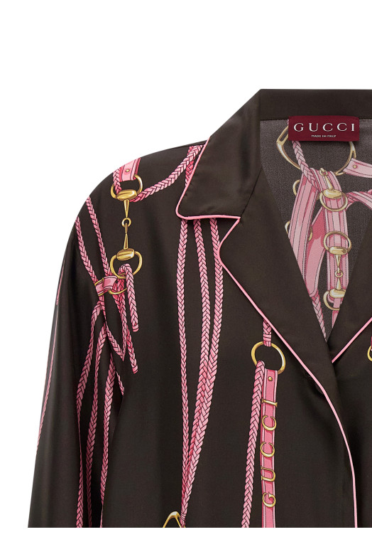 Пижамная рубашка Разноцветная GUCCI 848553ZAT9Y2083