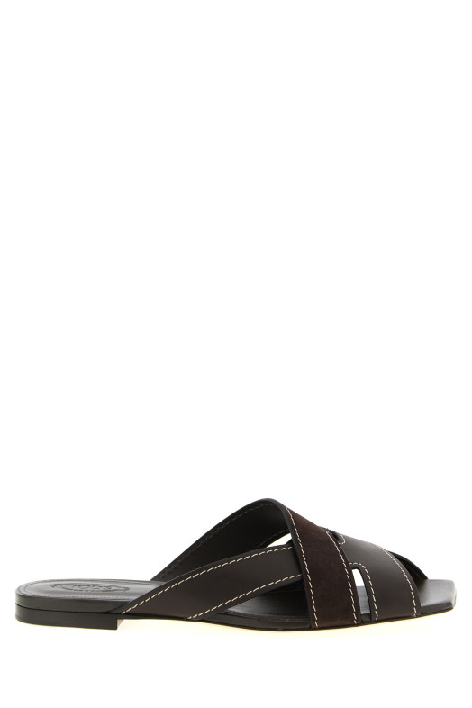 Weaved sandals Brown