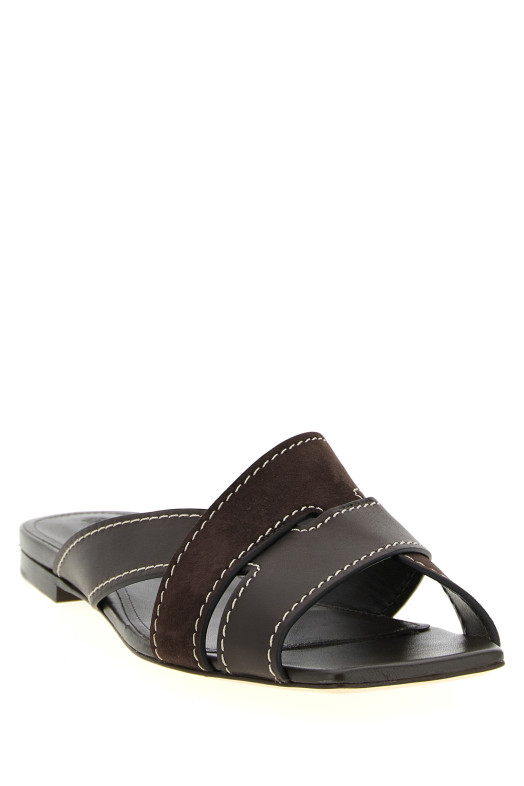 Weaved sandals Brown