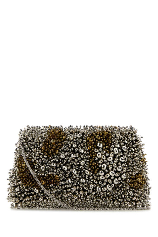 Клатч из украшенной ткани DRIES VAN NOTEN (252011511849)