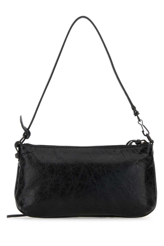 Black leather Le City shoulder bag Black BALENCIAGA (8280582ABEK)