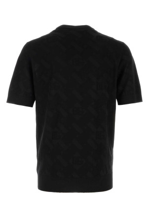 Black silk sweater Black DOLCE & GABBANA (GXX03TJBSOC)