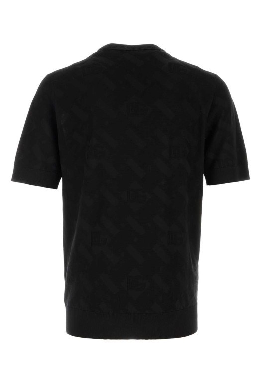 Black silk sweater Black DOLCE & GABBANA (GXX03TJBSOC)