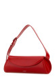 Красная кожаная небольшая сумка через плечо Cannolo JIL SANDER (J07WD0023P5355)