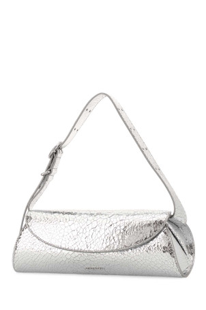 Silver leather Cannolo crossbody bag JIL SANDER (J07WD0023P8920)