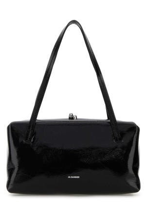 Black leather Goji Pillow handbag JIL SANDER (J08WD0078P8923)