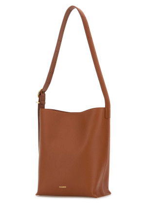 Caramel leather Cannolo shoulder bag JIL SANDER (J08ZH0084P8931)
