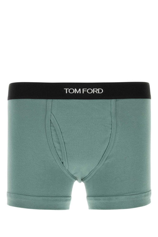 Боксеры из эластичного хлопка голубого цвета TOM FORD (T4LC31040)