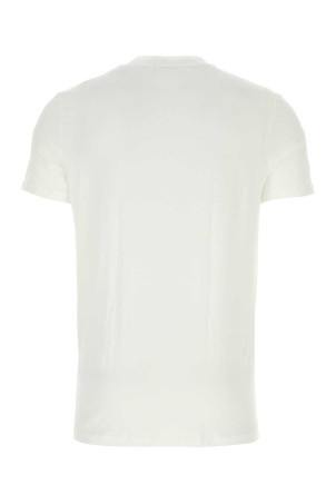 White stretch cotton blend t-shirt White TOM FORD (T4M081410)